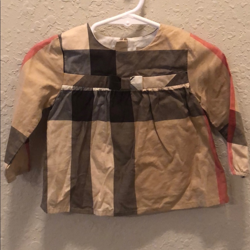 BURBERRY baby shirt dress